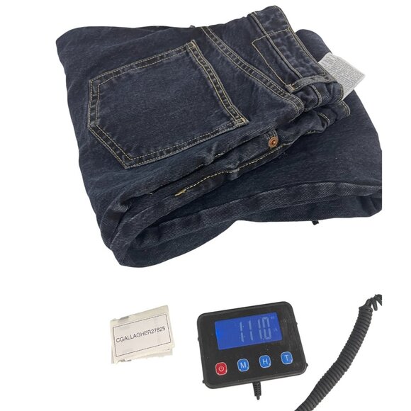 Zara Womens Wide Leg Jeans EU 38 US 6 Full Length Blue Denim 6045/224 NWT - Picture 15 of 15